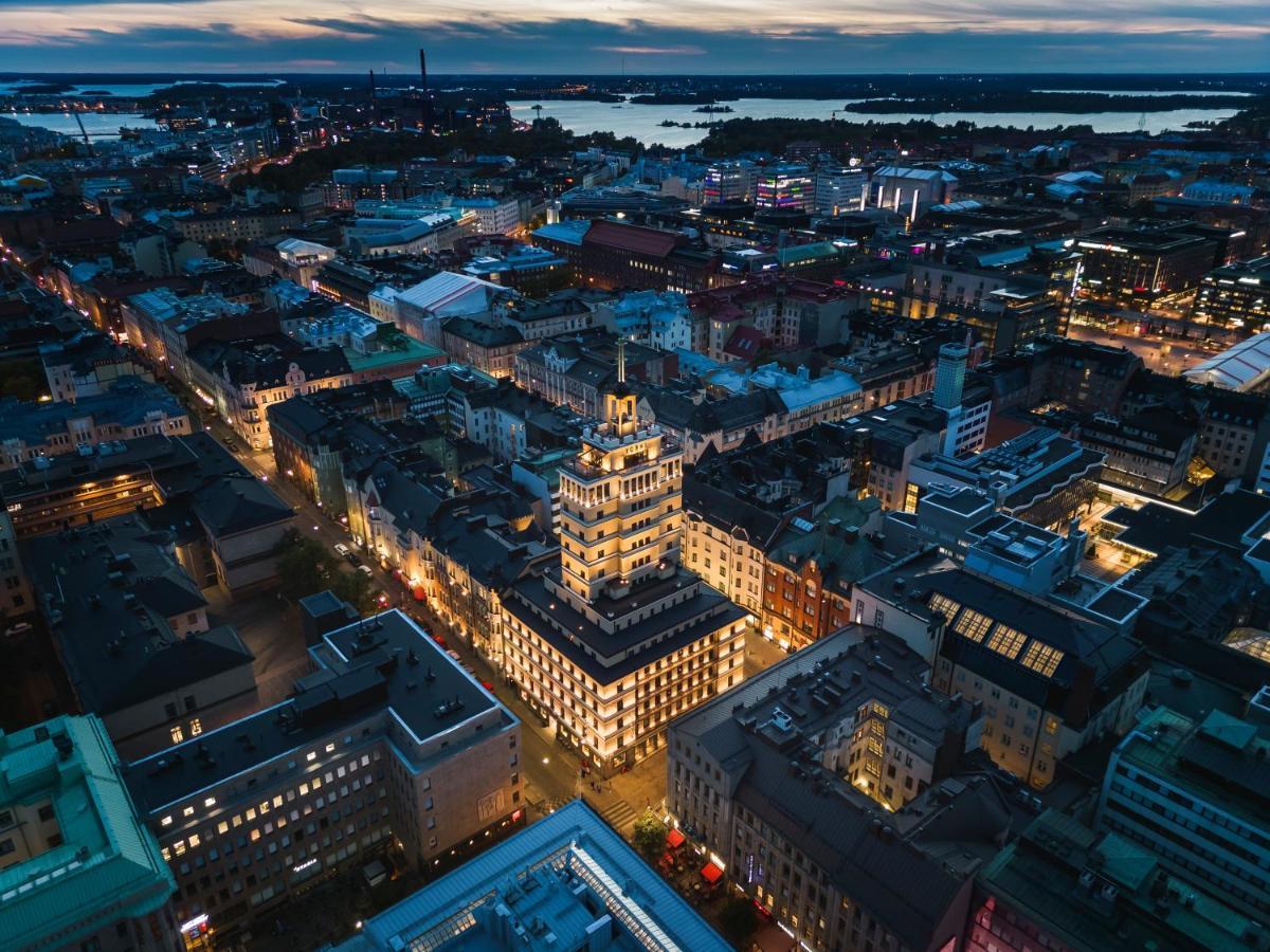 Solo Sokos Hotel Torni Гельсінкі Екстер'єр фото Aerial view of the hotel